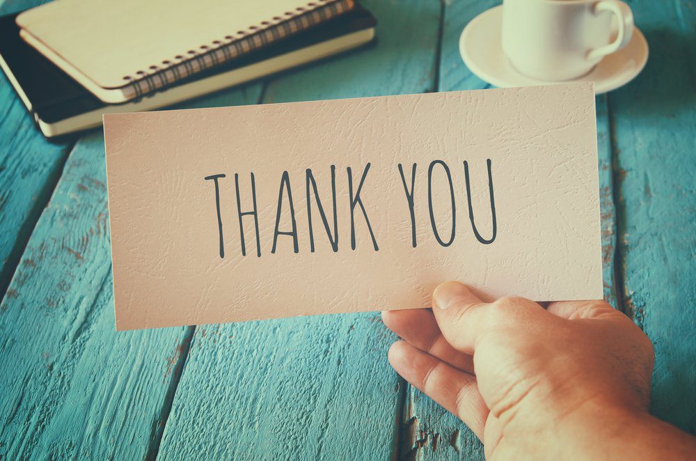 Thank you letter